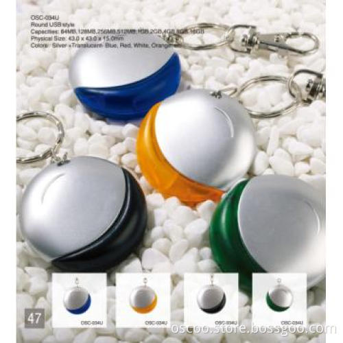 round usb flash drive, smiling face style